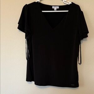 Calvin Klein Women's Elegant Black Blouse